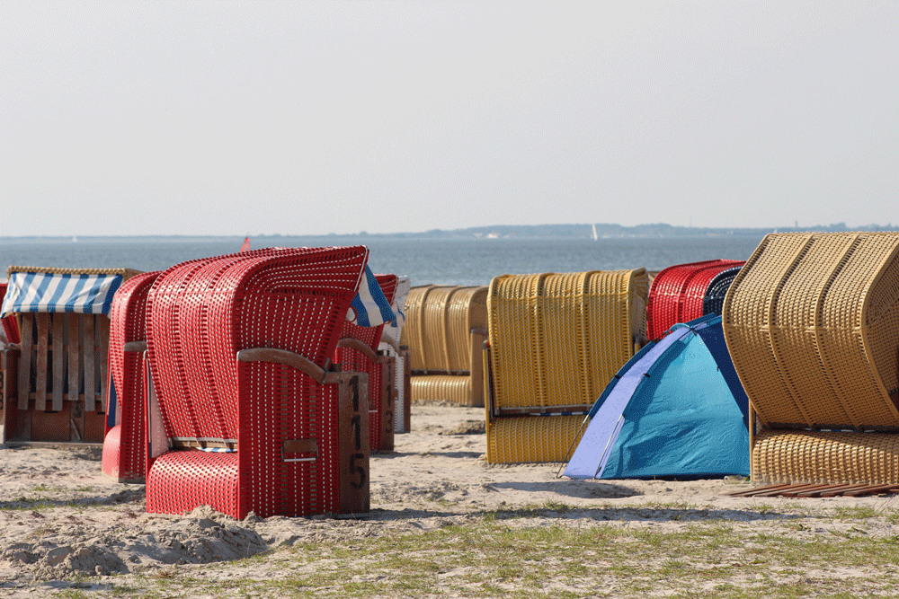 Nessmersiel Strandkörbe